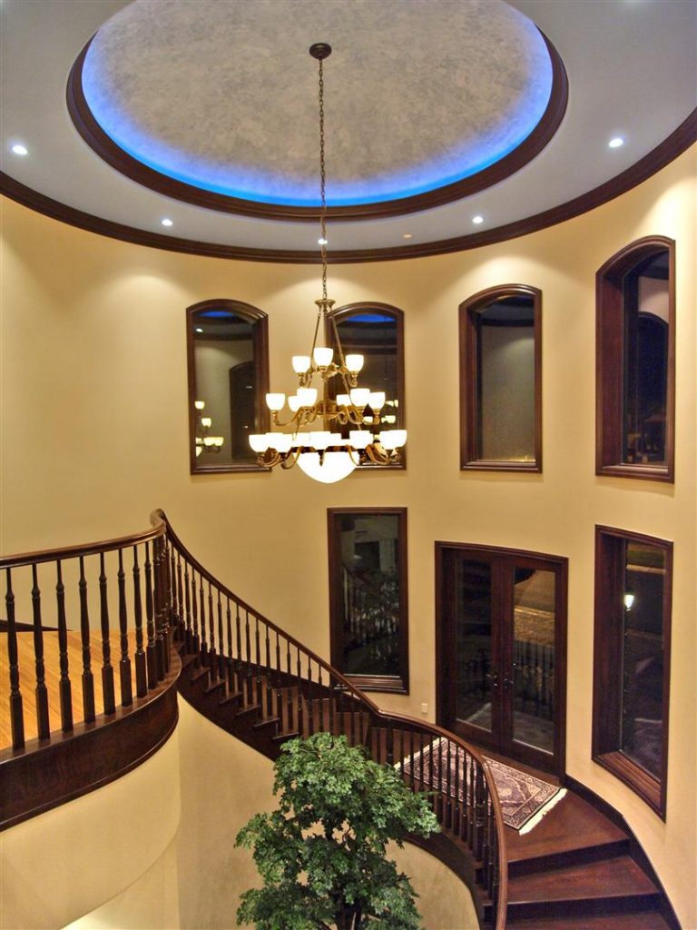 luxury custom home las vegas interior stairway