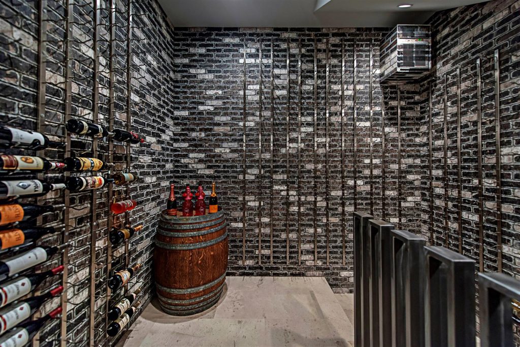 luxury custom home las vegas interior wine cellar