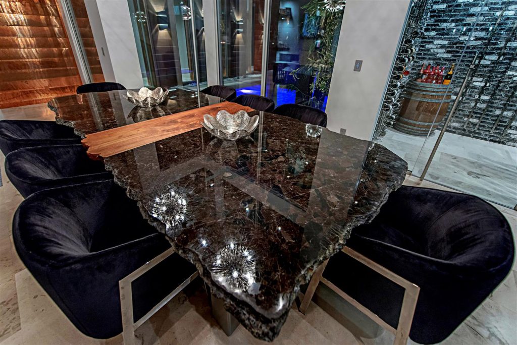 luxury custom home las vegas interior dining room