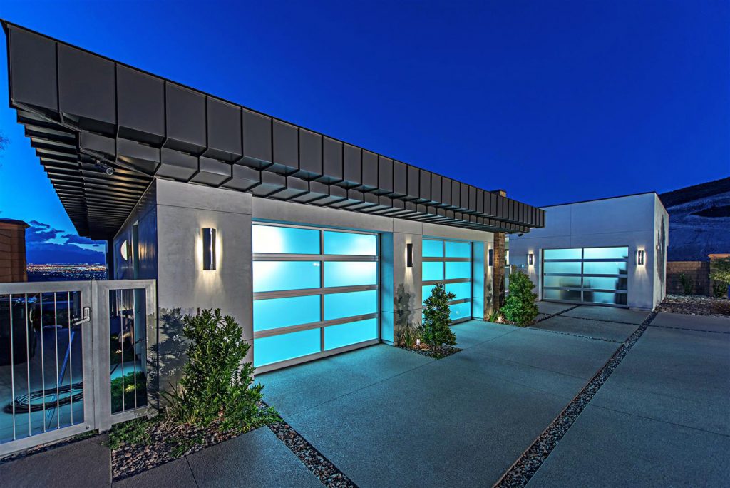 luxury custom home las vegas exterior garages