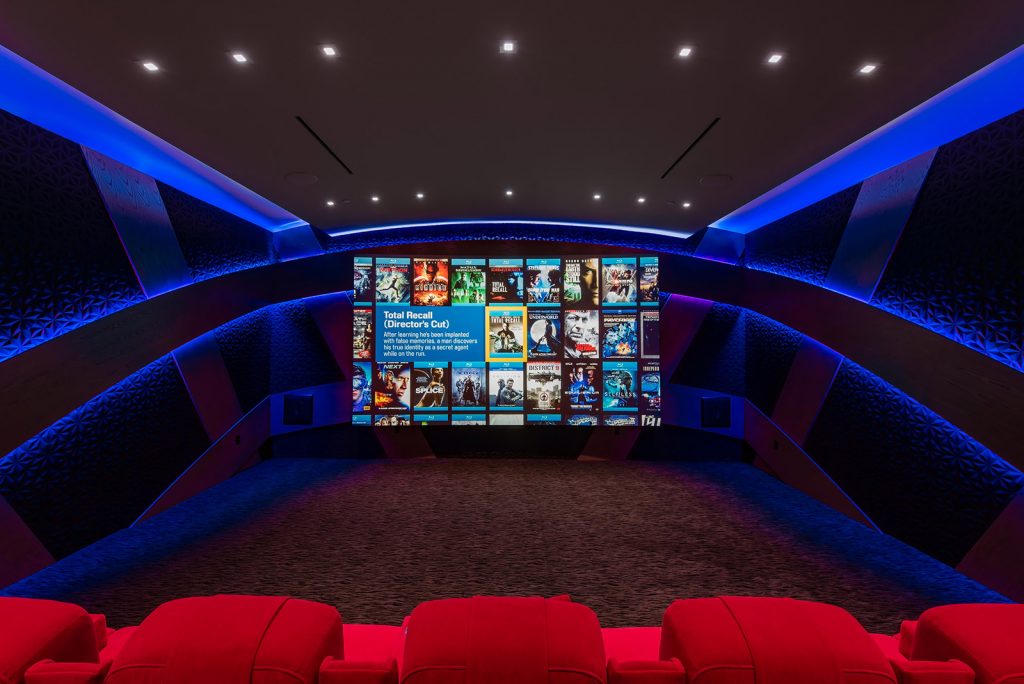 luxury las vegas home interior movie theater