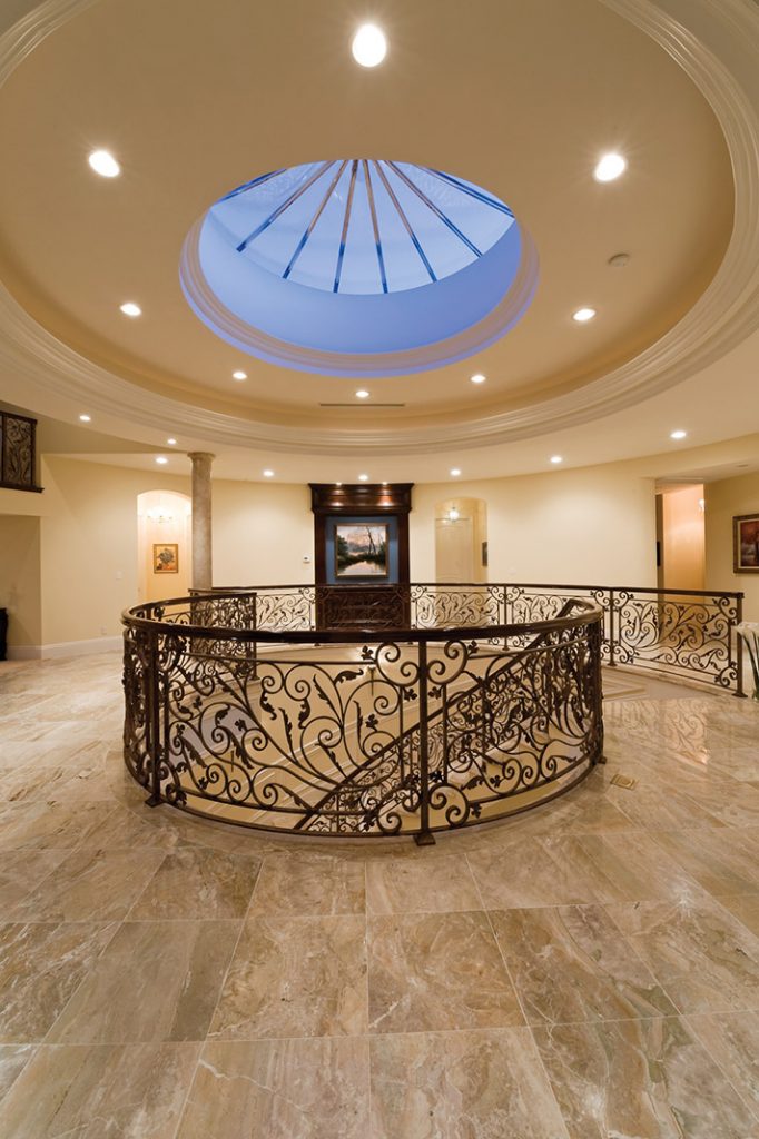 luxury custom home las vegas interior stairway