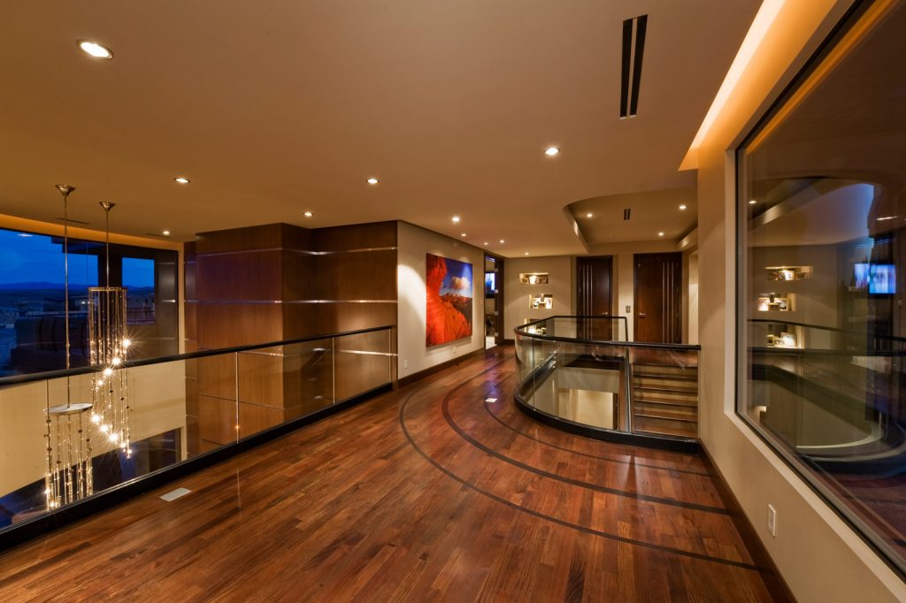 luxury custom home las vegas interior hallway