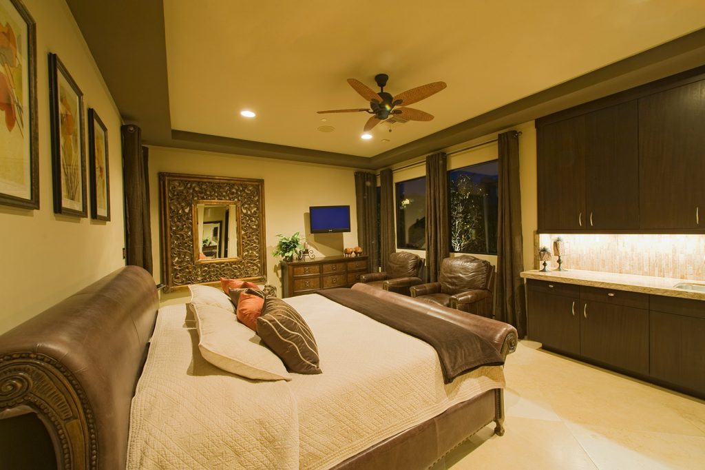 luxury custom home las vegas interior bedroom
