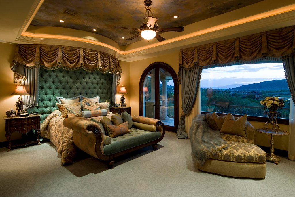 luxury custom home las vegas interior bedroom