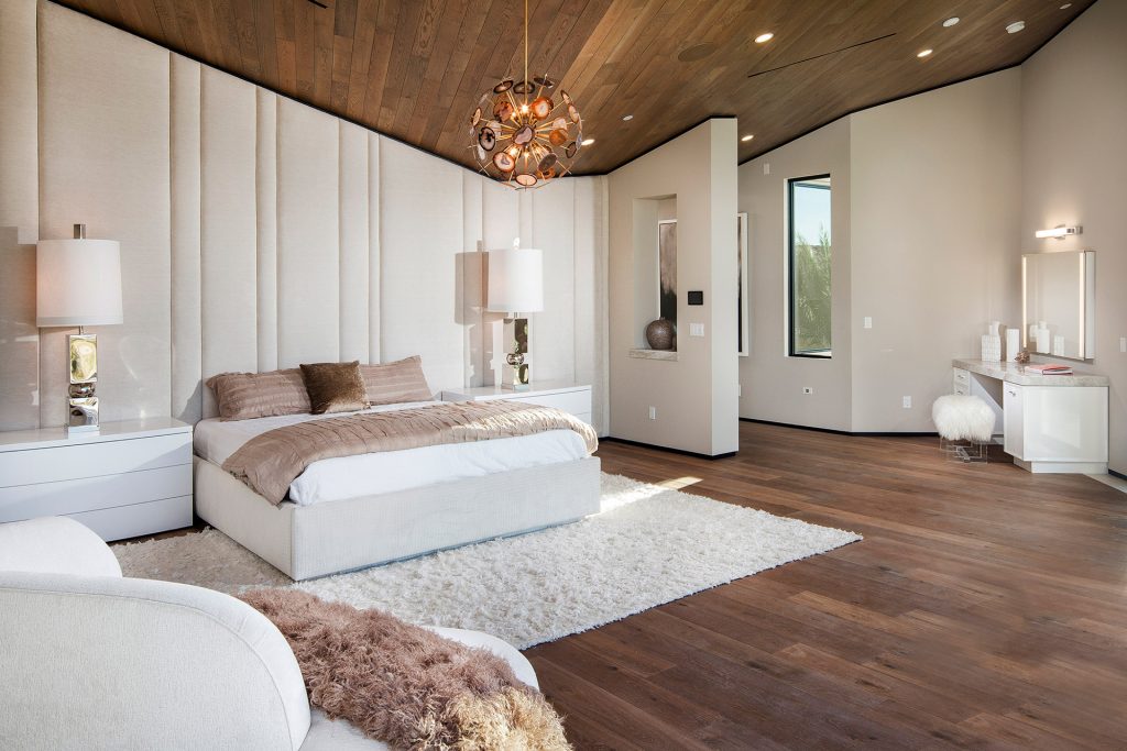 luxury custom home las vegas interior bedroom
