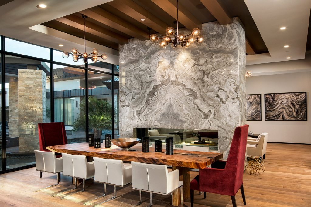 luxury custom home las vegas interior dining room