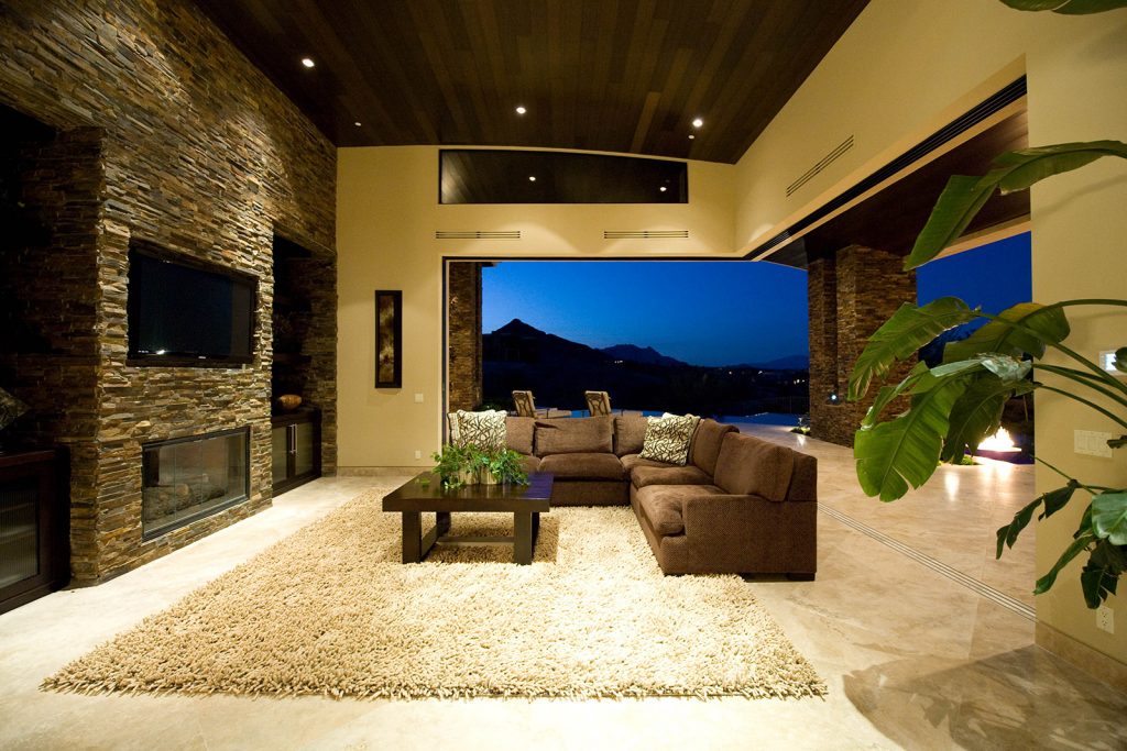 luxury custom home las vegas interior living room