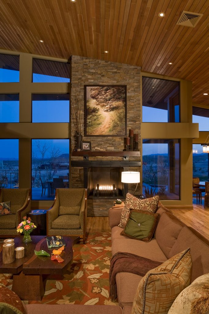 luxury custom home las vegas interior living room
