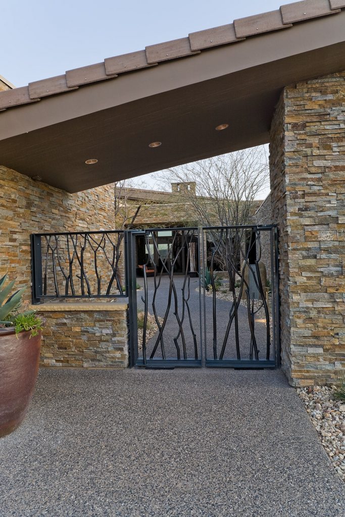 luxury custom home las vegas exterior entrance