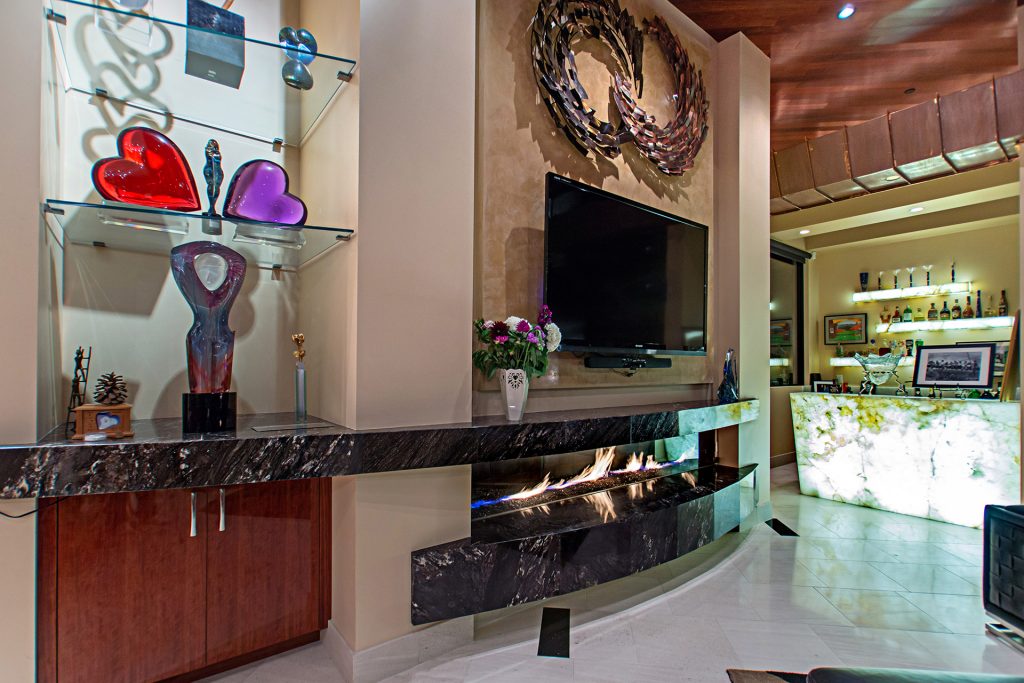 luxury custom home las vegas interior living room