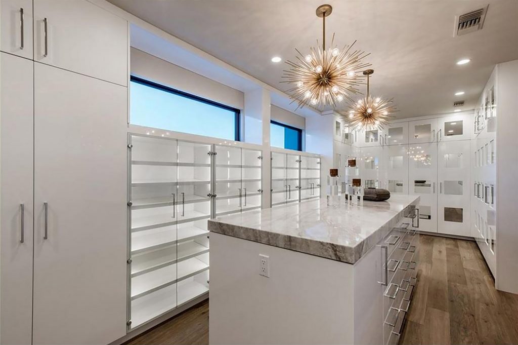 luxury custom home las vegas interior closet