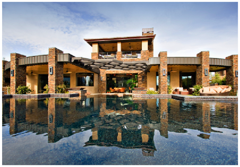 custom luxury las vegas home exterior