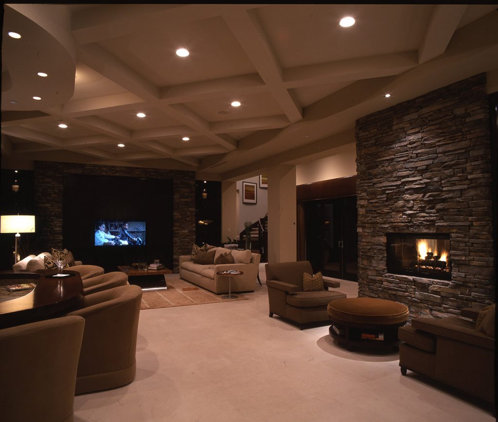 luxury custom home las vegas interior living room
