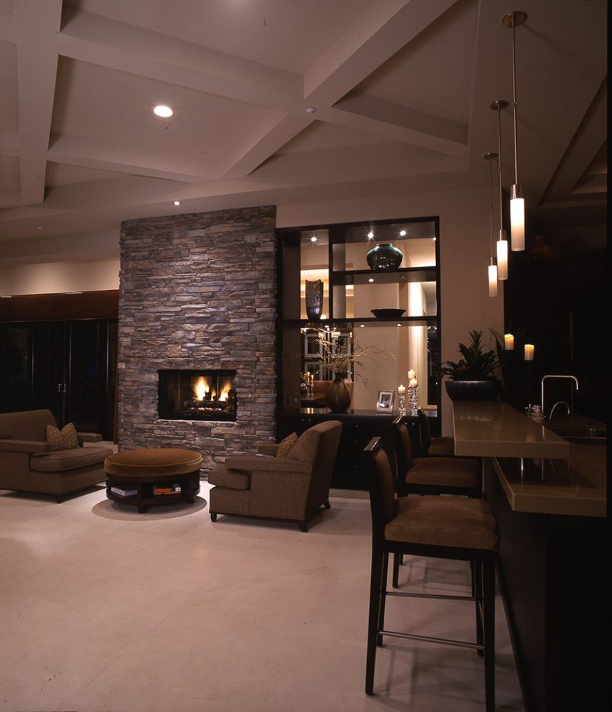 luxury custom home las vegas interior bar