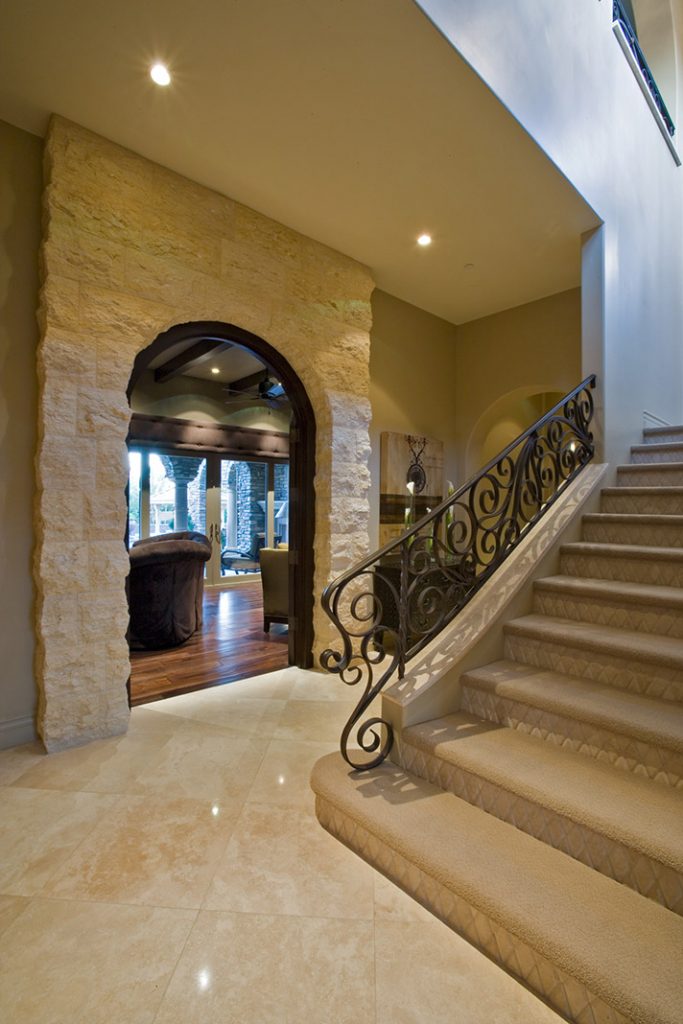 luxury custom home las vegas interior stairway