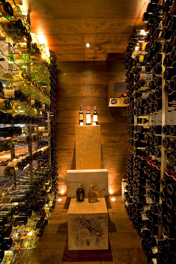 luxury custom home las vegas interior wine cellar