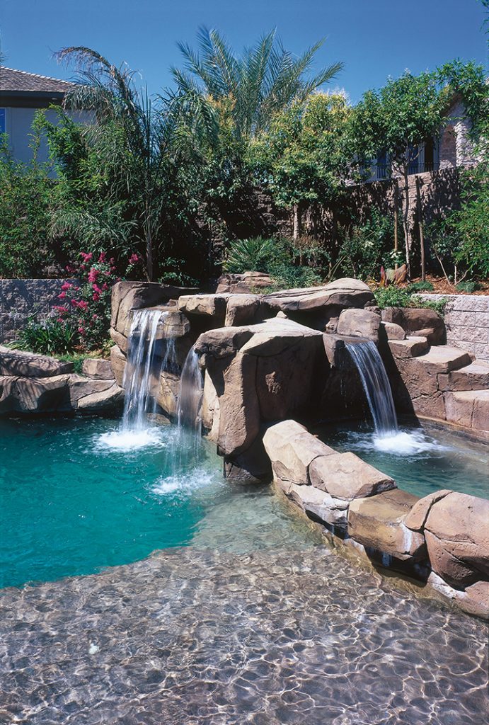 luxury custom home las vegas exterior pool