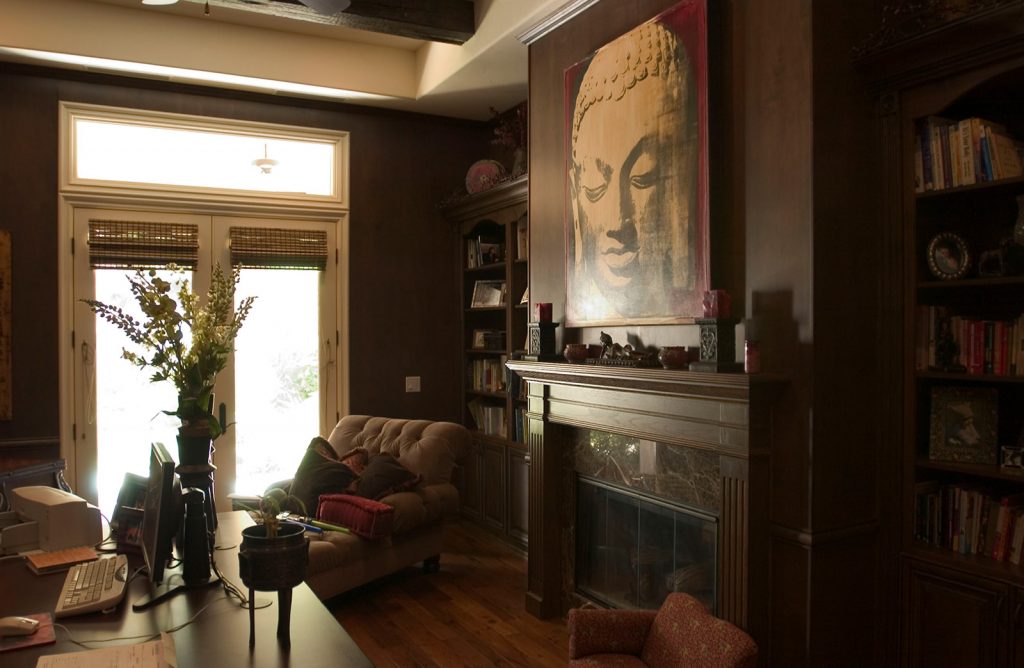 luxury custom home las vegas interior office