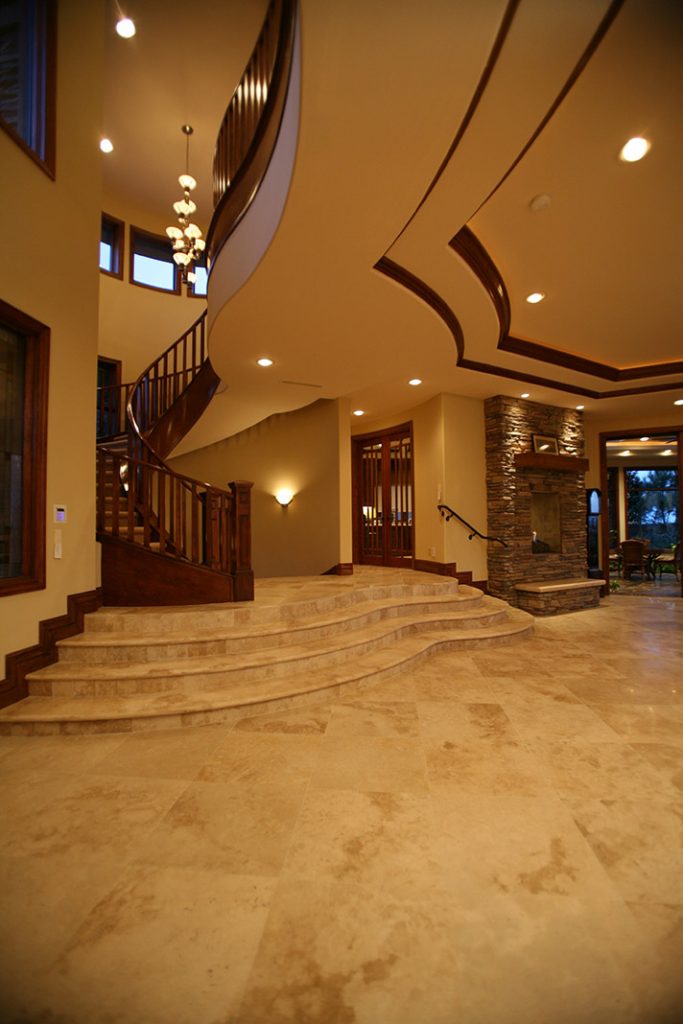 luxury custom home las vegas interior entryway