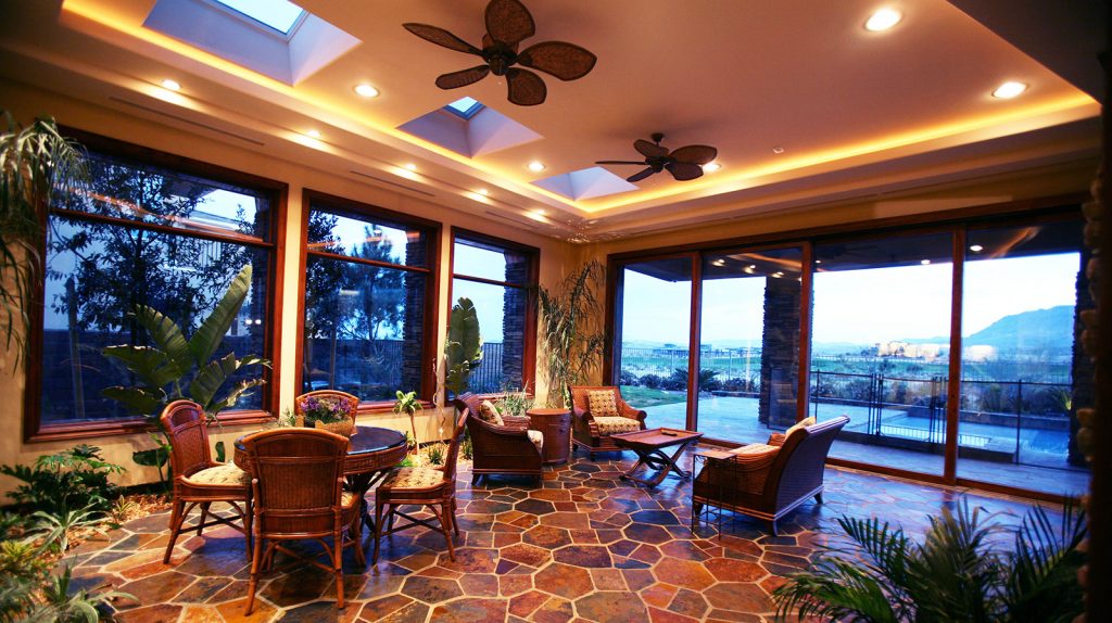 luxury custom home las vegas interior living room