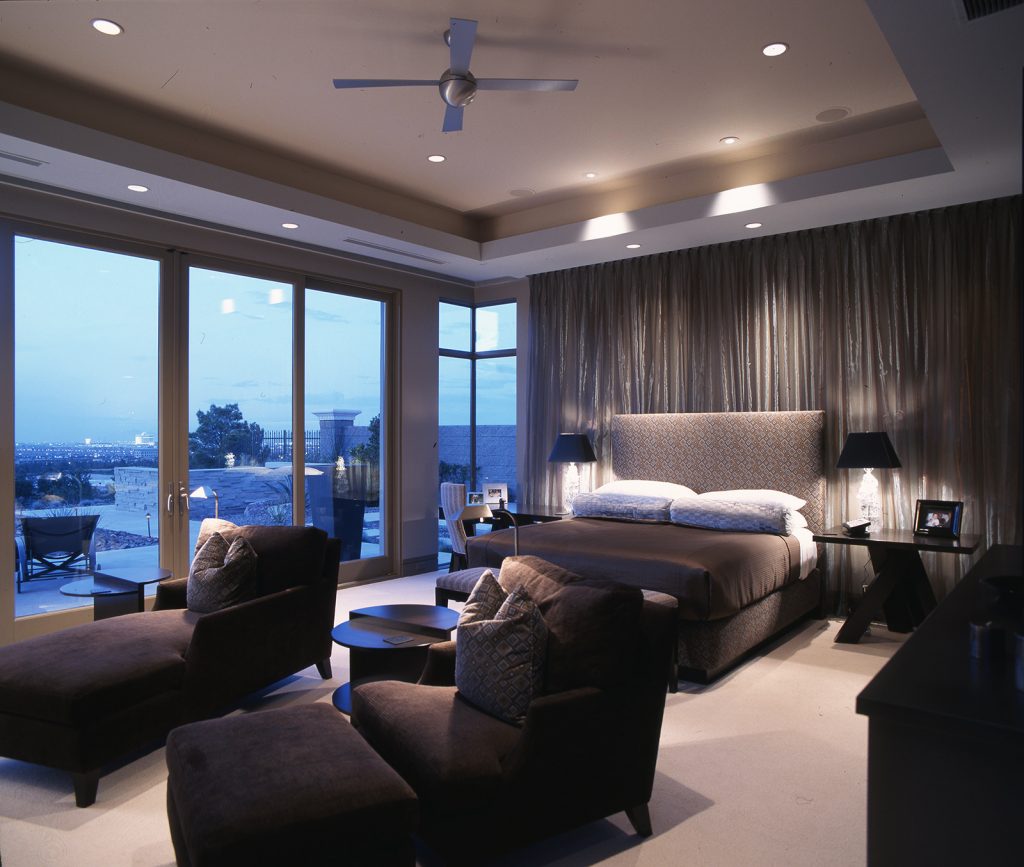 luxury custom home las vegas interior bedroom