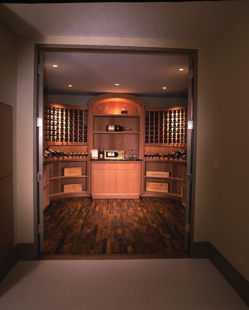 luxury custom home las vegas interior wine cellar