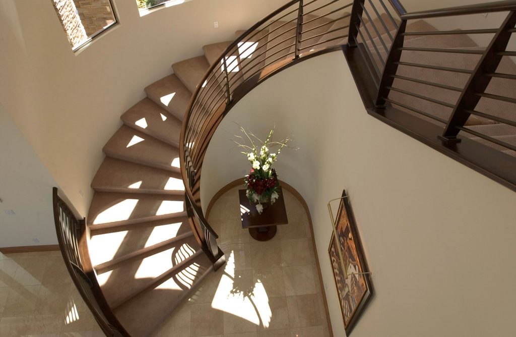 luxury custom home las vegas interior stairway