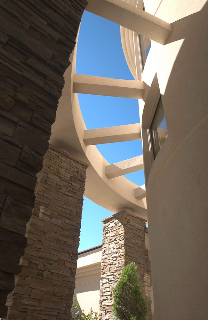 luxury custom home las vegas exterior entrance