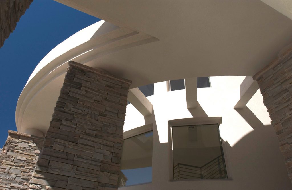 luxury custom home las vegas exterior entrance