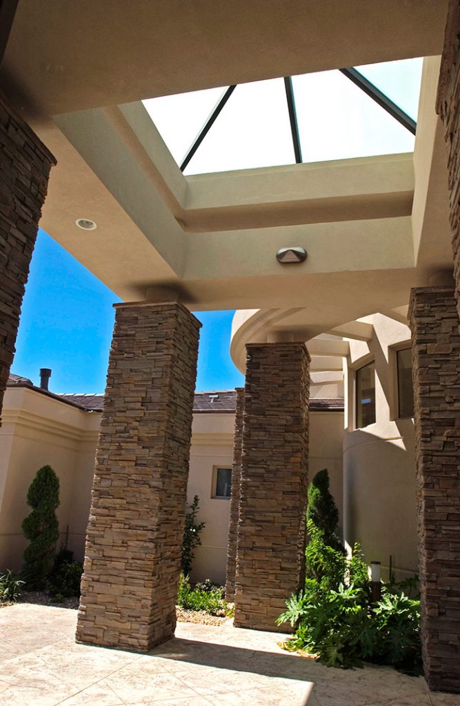 luxury custom home las vegas exterior entrance