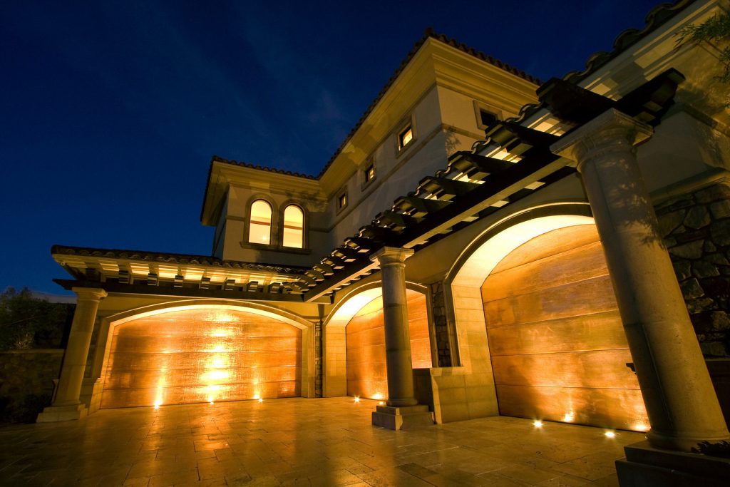 luxury custom home las vegas exterior garages