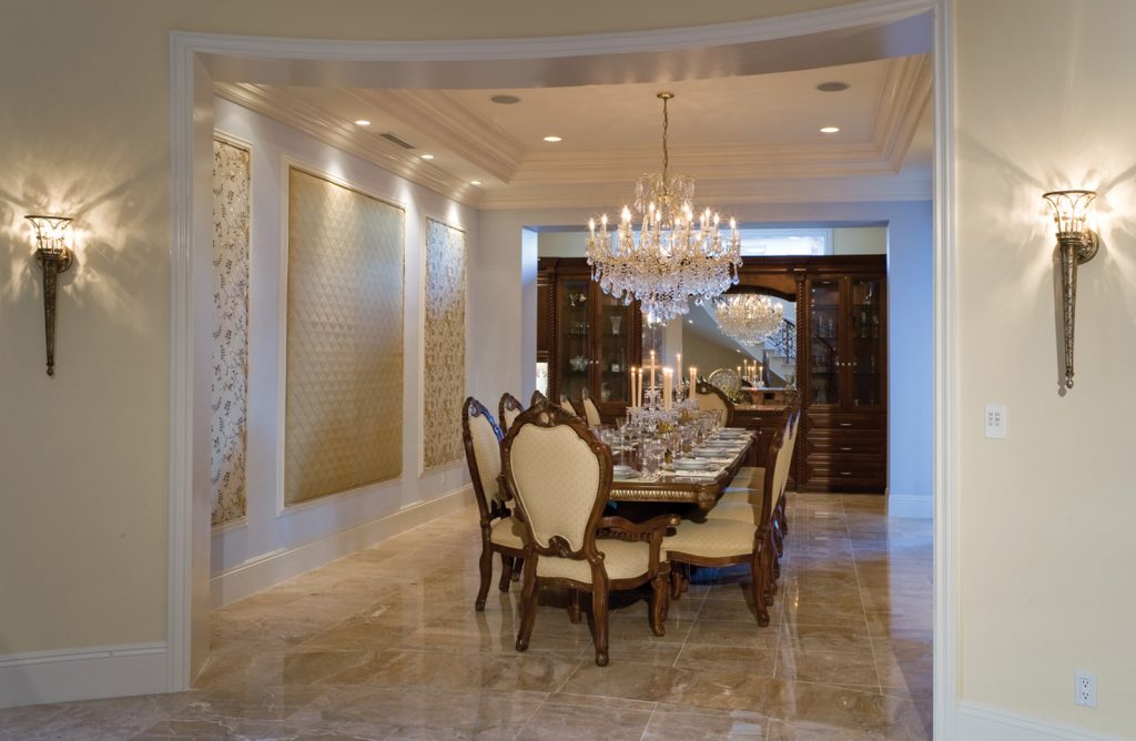 luxury custom home las vegas interior dining room
