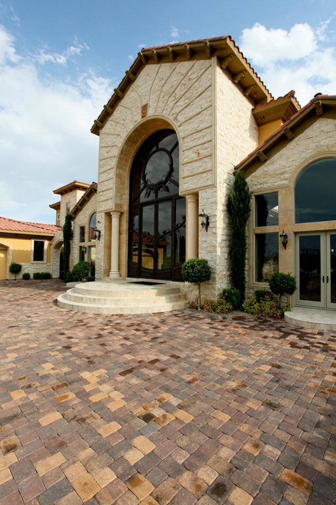 luxury custom home las vegas exterior entrance