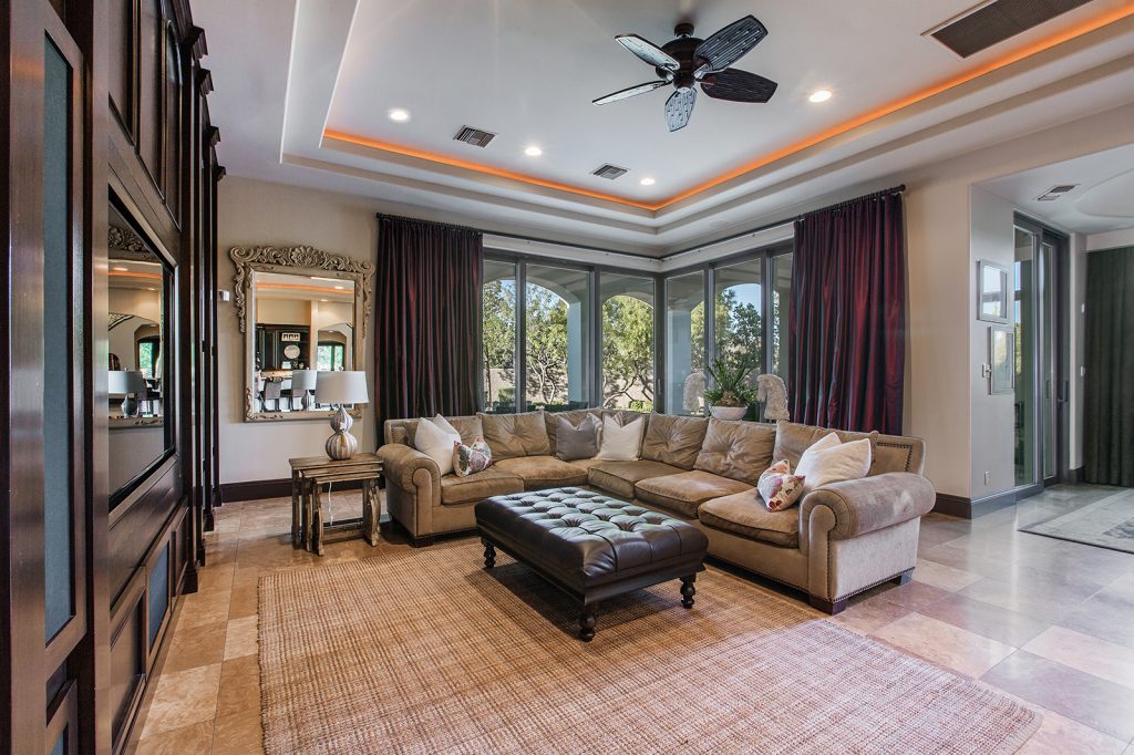 luxury custom home las vegas interior living room