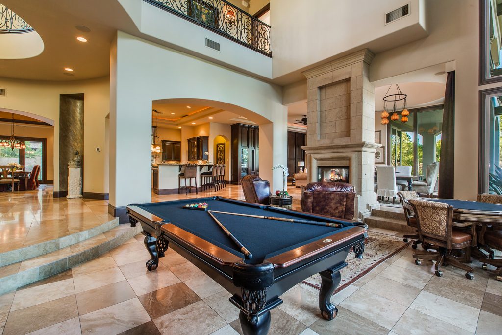 luxury custom home las vegas interior living room