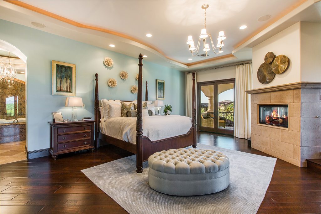 luxury custom home las vegas interior bedroom