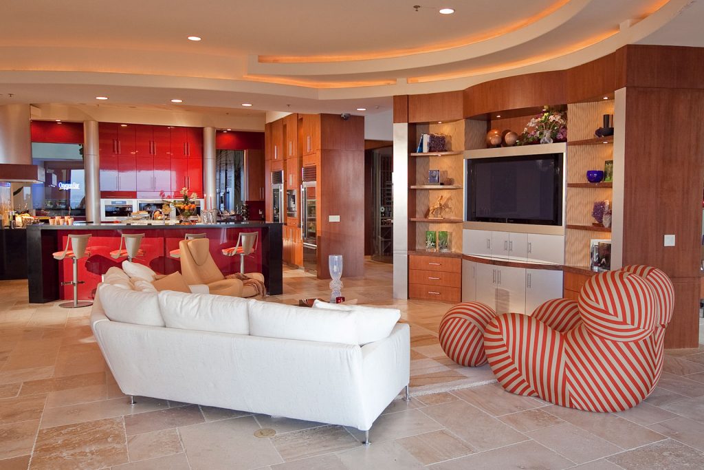 luxury custom home las vegas interior living room
