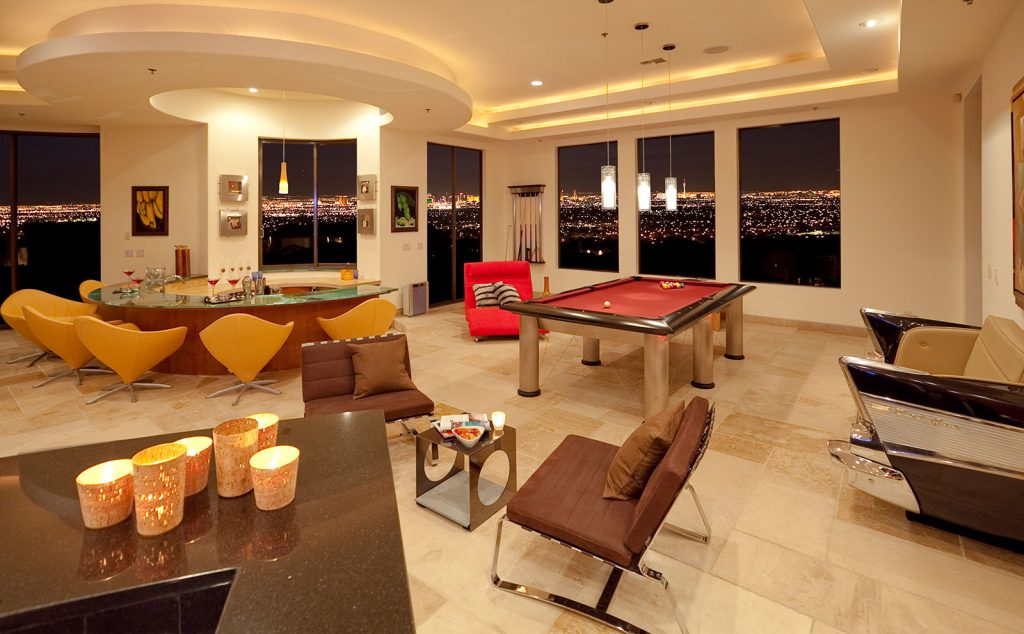 luxury custom home las vegas interior living room