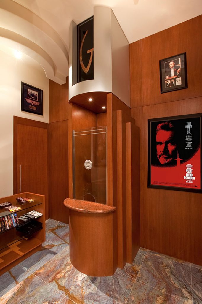 luxury custom home las vegas interior ticket booth