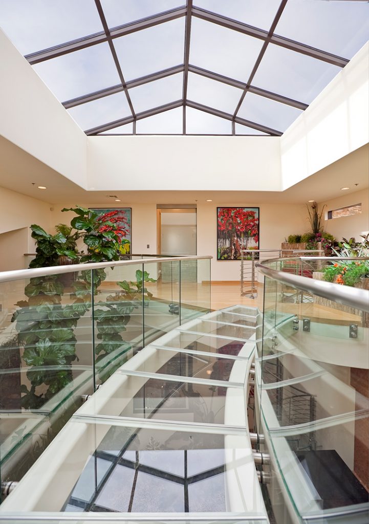 luxury custom home las vegas interior hallway