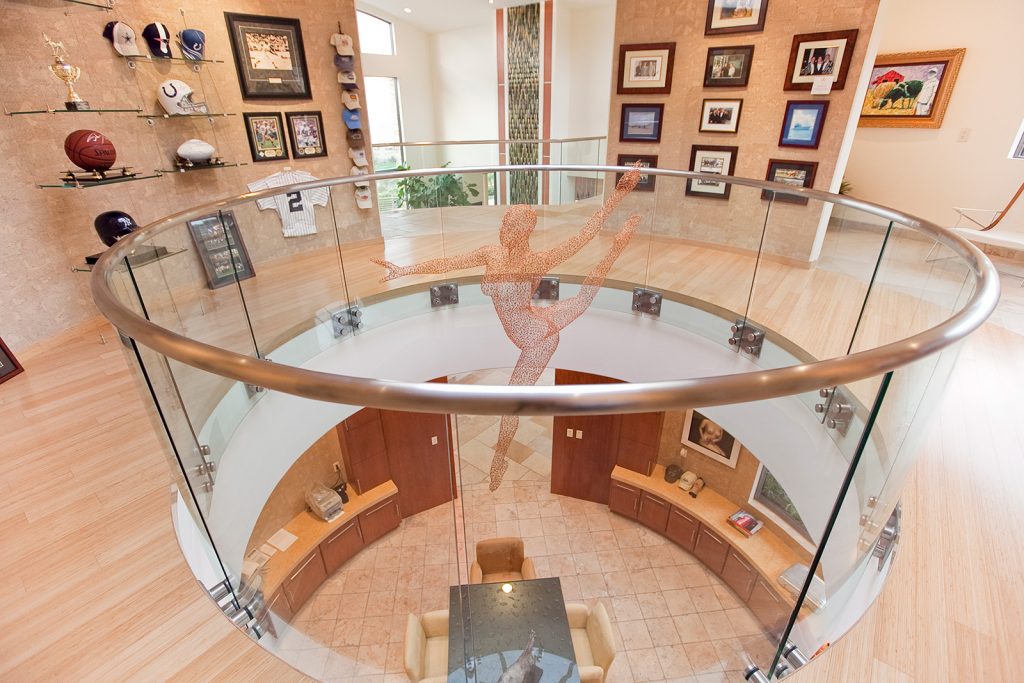 luxury custom home las vegas interior hallway