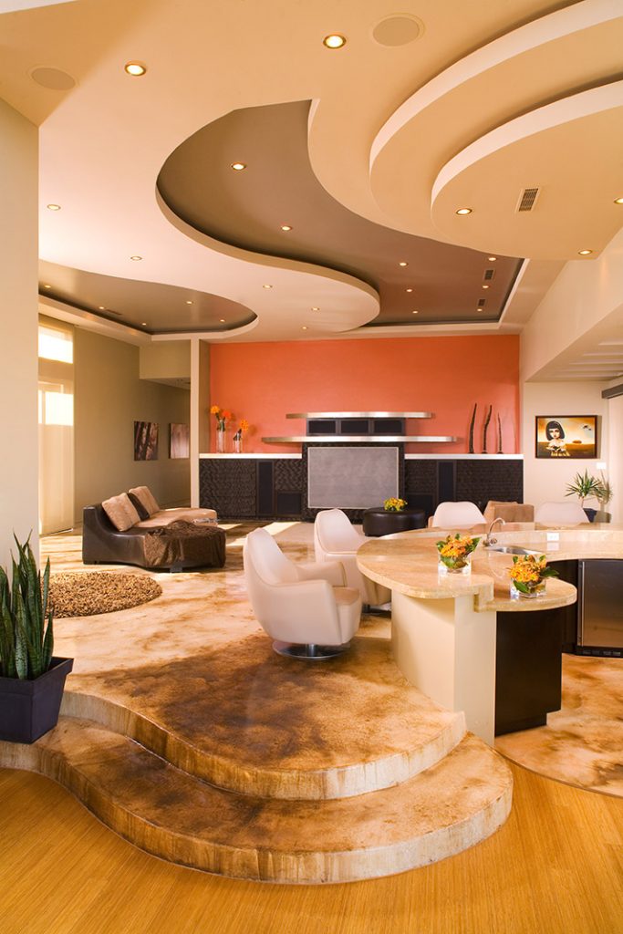 luxury custom home las vegas interior living room