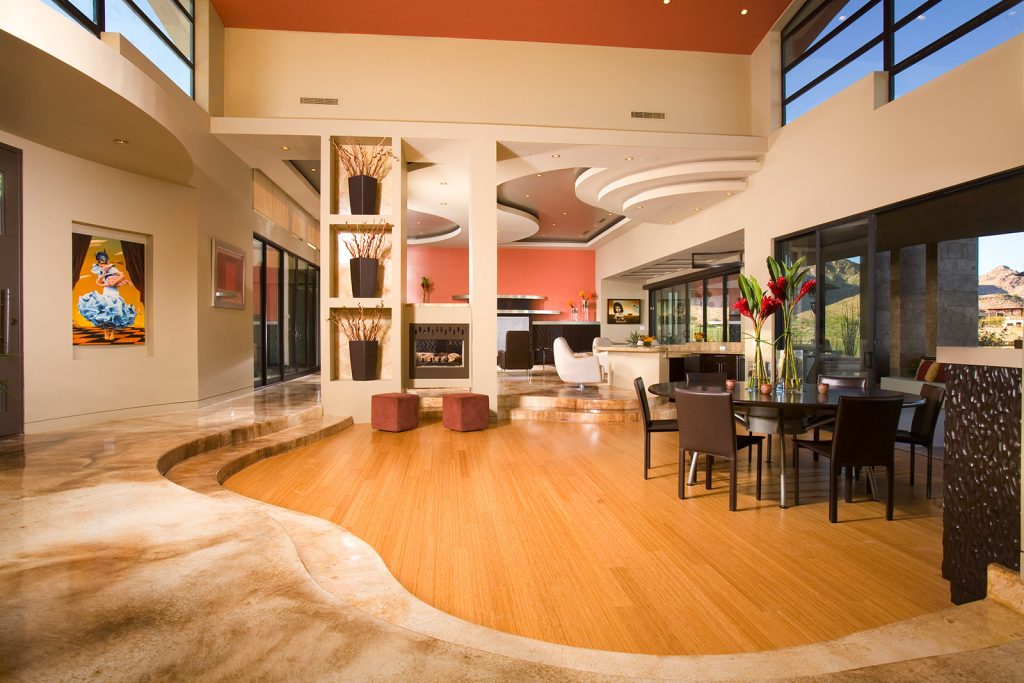 luxury custom home las vegas interior living room