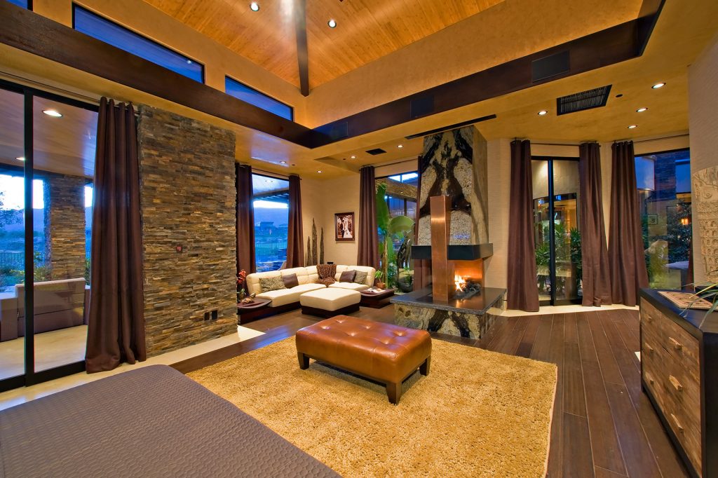 luxury custom home las vegas interior bedroom