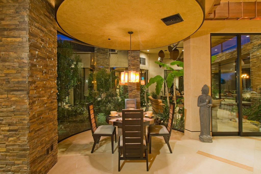 luxury custom home las vegas interior nook