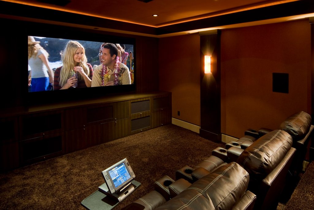 luxury custom home las vegas interior theater