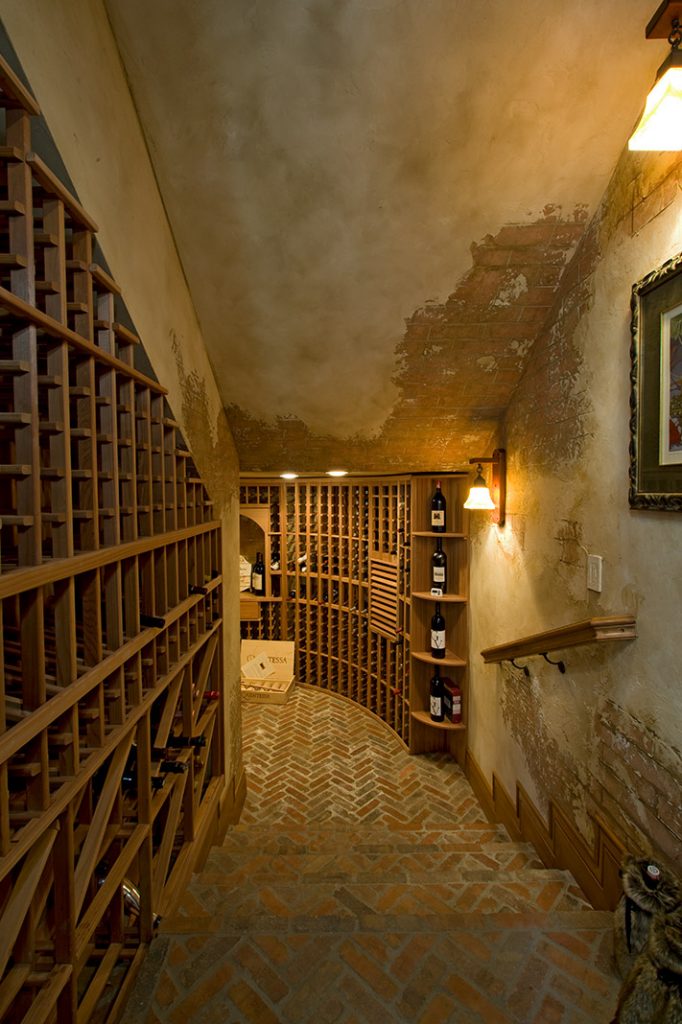 luxury custom home las vegas interior wine cellar