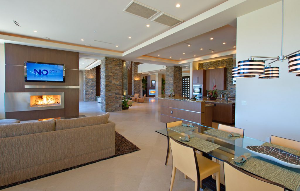 luxury custom home las vegas interior living room