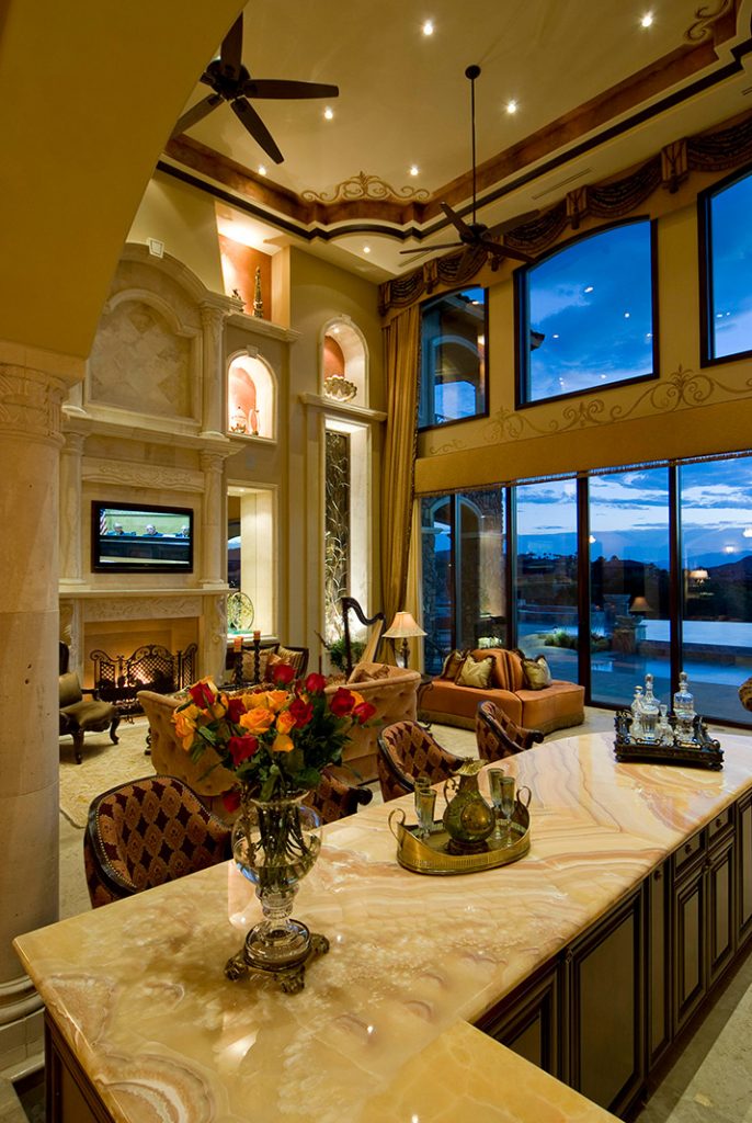 luxury custom home las vegas interior kitchen